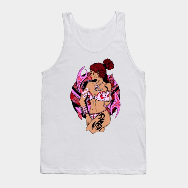 Scorpio Beauty - Mulatto Pink Edition Tank Top by kenallouis